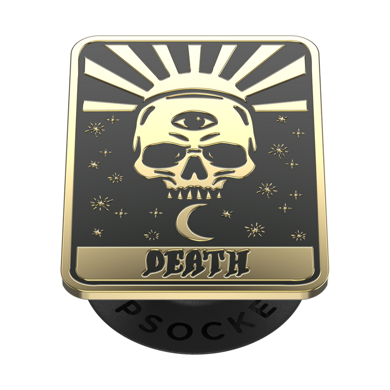 Enamel Tarot Card Death PopGrip
