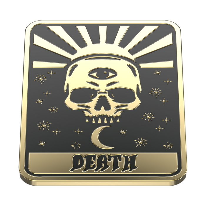 Enamel Tarot Card Death PopGrip, PopSockets