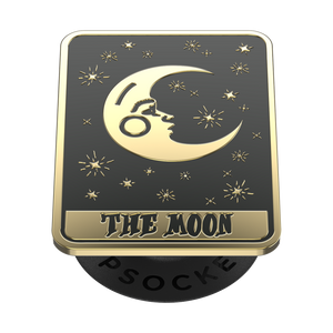 Enamel Tarot Card Moon PopGrip, PopSockets