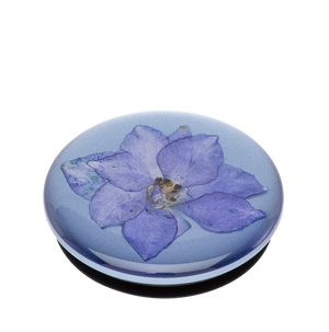 Pressed Flower Larkspur Purple, PopSockets