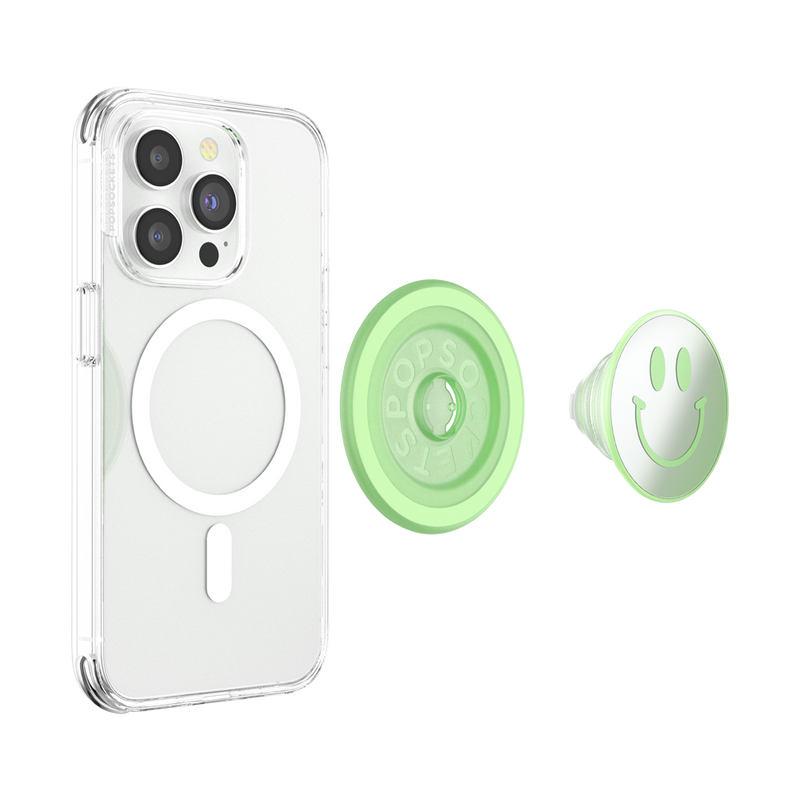 Matcha Dew Happy Reflex PopGrip for MagSafe