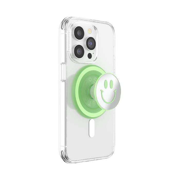 Matcha Dew Happy Reflex PopGrip for MagSafe, PopSockets