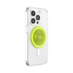 Glow in the Dark Chartreuly PopGrip for Magsafe, PopSockets