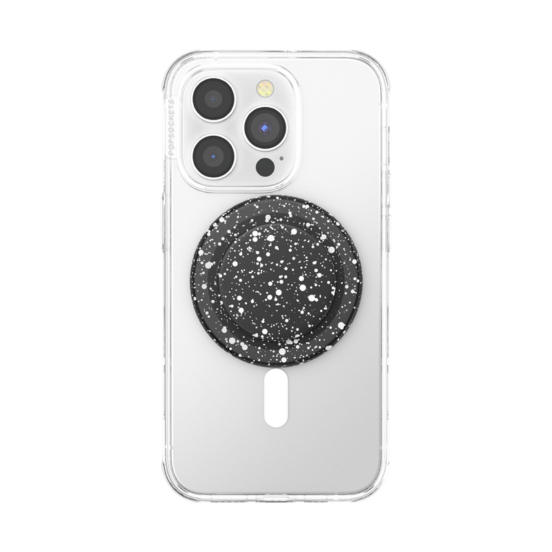 Black Speckle PopGrip for Magsafe