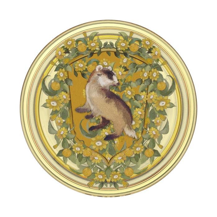 Hufflepuff Floral Crest PopGrip, PopSockets