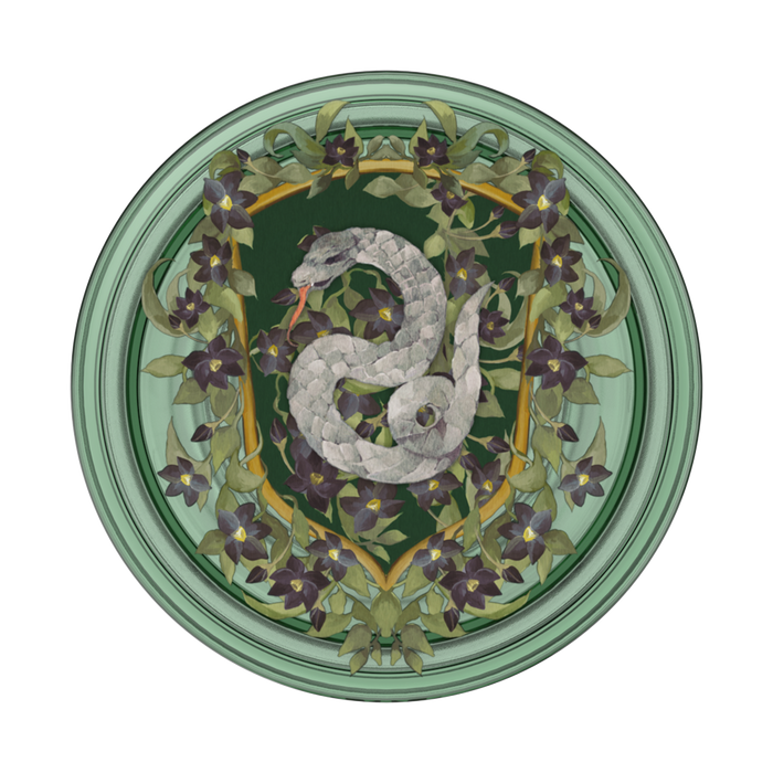 Slytherin Floral Crest PopGrip, PopSockets