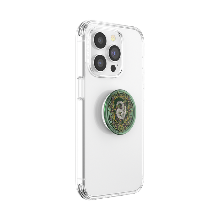 Slytherin Floral Crest PopGrip, PopSockets