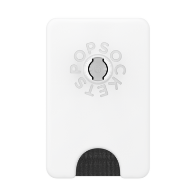 White Clear MagSafe PopWallet+