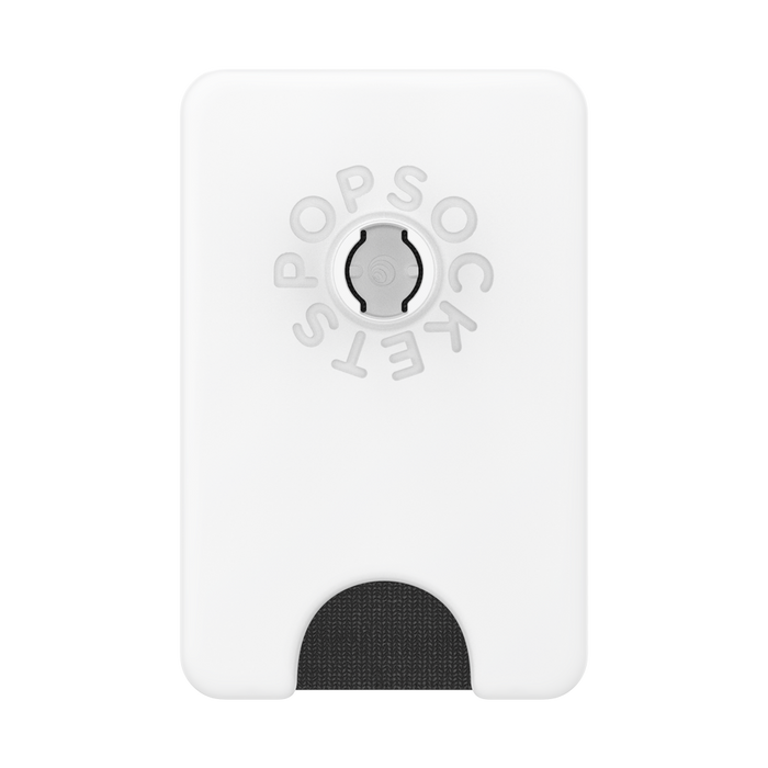 White Clear MagSafe PopWallet+, PopSockets