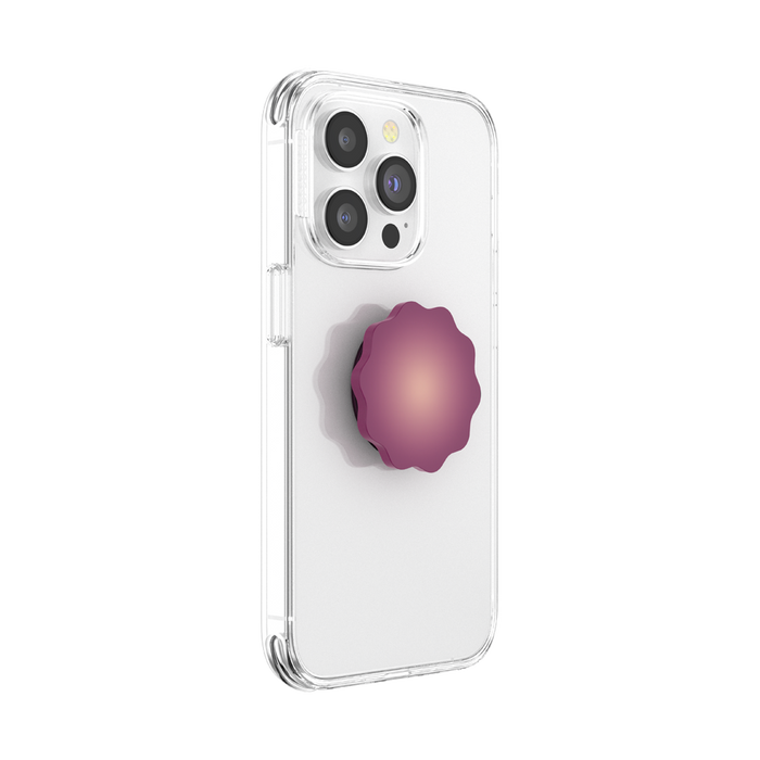 Moulded Flower Red Wine PopGrip, PopSockets