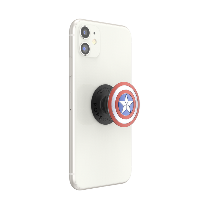 Enamel Captain America Shield PopGrip