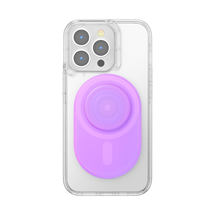 Clear Opalescent Pink MagSafe PopGrip, PopSockets